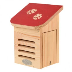 ESSCHERT DESIGN Abri A Coccinelle Rouge Bois FSC 20cm