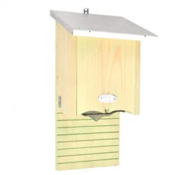 ESSCHERT DESIGN Abri Chauve-souris Pin Et Zinc