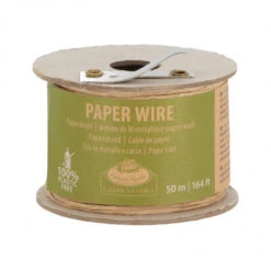 ESSCHERT DESIGN Bobine De Fil Métallique Et Papier Kraft -Jardin Et Extérieur bobine de fil metallique et papier kraft 2