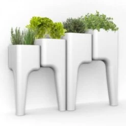 Carré De Potager Design Blanc XL -Jardin Et Extérieur carre de potager design blanc xl 5