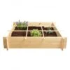 ESSCHERT DESIGN Carré Potager En Bois 1 Mètre X 1 Mètre -Jardin Et Extérieur carre potager en bois 1 metre carre