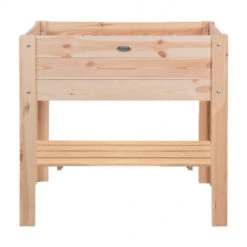 ESSCHERT DESIGN Carré Potager En Bois Pieds Larges -Jardin Et Extérieur carre potager en bois pieds larges 1