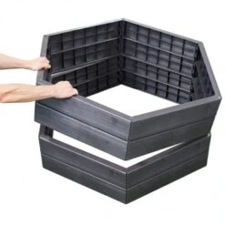 Carré Potager Ergo Imitation Bois 50 Cm -Jardin Et Extérieur carre potager ergo imitation bois 50 cm 1