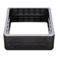 Carré De Potager Rectangulaire Hauteur Modulable 25 Cm -Jardin Et Extérieur carre potager m imitation bois 25 cm 1