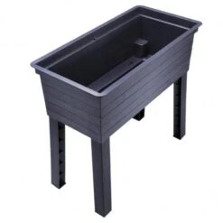 Carré Potager Sur Pied Imitation Bois -Jardin Et Extérieur carre potager sur pied imitation bois 1