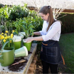 ESSCHERT DESIGN Ceinture à Outils En Jeans -Jardin Et Extérieur ceinture a outils en jeans 4