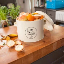 ESSCHERT DESIGN Composteur De Table Anti Odeur Avec Filtre -Jardin Et Extérieur composteur de table 5