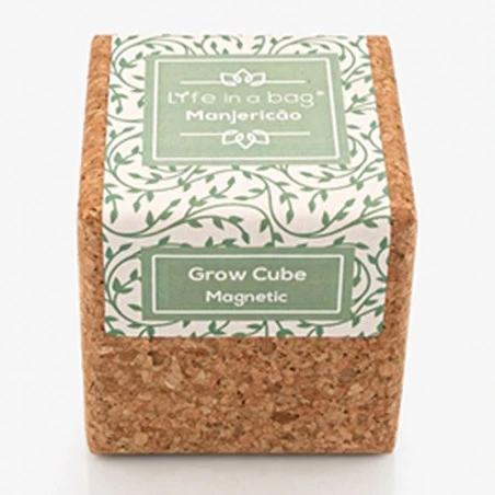 Basilic Pret à Pousser Dans Cube En Liège Aimanté 7,5cm 5 Basilic Pret à Pousser Dans Cube En Liège Aimanté 7,5cm – Image 3