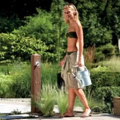 Fontaine De Jardin WOOD Bois Foncé -Jardin Et Extérieur fontaine de jardin wood bois fonce 3