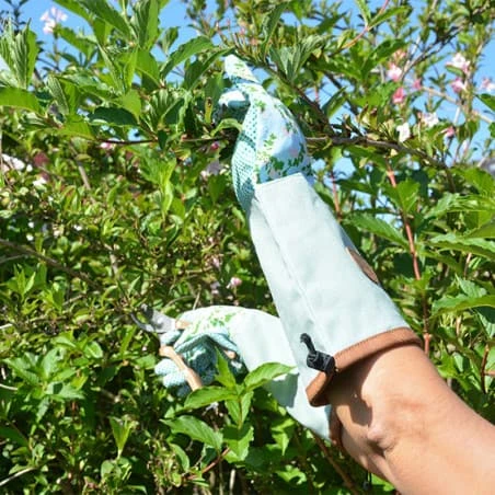 ESSCHERT DESIGN Gants De Jardin Longs Imprimé Roses 9 ESSCHERT DESIGN Gants De Jardin Longs Imprimé Roses – Image 7