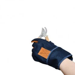 ESSCHERT DESIGN Gants De Travail En Cuir Jardinage -Jardin Et Extérieur gants de jardinage jeans 7