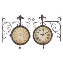 Devant -Jardin Et Extérieur horloge exterieure avec thermometre 1