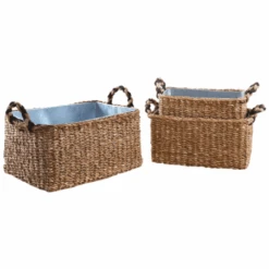 Jardinière Jonc Et Zinc 40 Cm