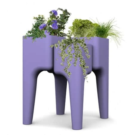 Jardinière Sur élevée Design Bleu M 4 Jardinière Sur élevée Design Bleu M – Image 2