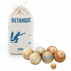 Vilac Jeu De Pétanque En Bois Avec Boules Pour Enfant
