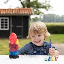 ESSCHERT DESIGN Kit Nain De Jardin à Peindre -Jardin Et Extérieur kit nain de jardin a peindre 2