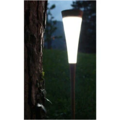 Lampe Solaire De Jardin Roseau