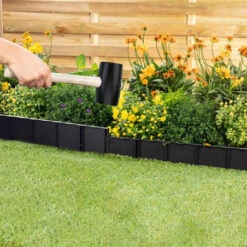 Lot De 6 Bordures De Jardin De 75 Cm -Jardin Et Extérieur lot de 6 bordures de jardin de 75 cm 2