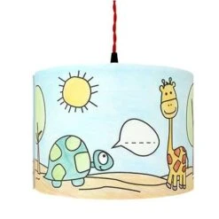 Luminaire à Colorier Pour Enfant Savane