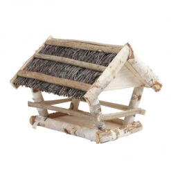 Mangeoire Oiseaux En Bouleau Et Branche