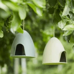 Mangeoire Pour Oiseau Sauvage Beige -Jardin Et Extérieur mangeoire oiseaux sauvages beige 3