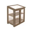 ESSCHERT DESIGN Mini Serre D'intérieur En Bois Et Polycarbonate -Jardin Et Extérieur mini serre interieur bois polycarbonate