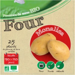 Monalisa Biologique 25 Plants De Pomme De Terre