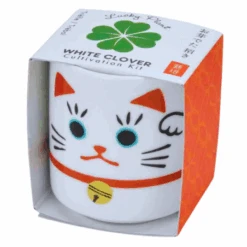 Mug Kit à Pousser Trèfle 4 Feuilles -Jardin Et Extérieur mug kit a pousser trefle 1