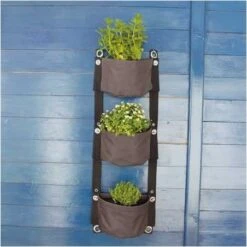 Mur Végétal En PVC Marron -Jardin Et Extérieur mur vegetal en pvc marron 1