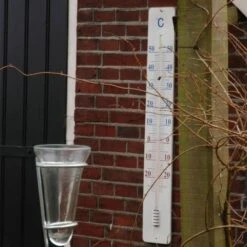 ESSCHERT DESIGN Pluviomètre En Zinc Et En Verre 1.30 M -Jardin Et Extérieur pluviometre en zinc et en verre 130 m 7