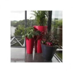 Pot De Fleur Conique 80 Cm Up S -Jardin Et Extérieur pot de fleur conique 80 cm up s 1