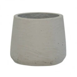 Pot Patt M Gris Effet Béton 16,5cm