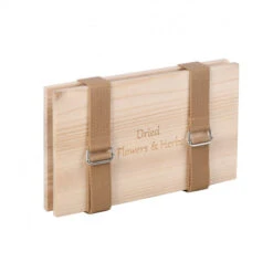 ESSCHERT DESIGN Presse Fleurs Et Herbes Avec Cordes -Jardin Et Extérieur presse fleurs et herbes avec cordes 1