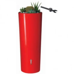 Récupérateur D'eau COLOR 350L TOMATO -Jardin Et Extérieur recuperateur d eau color 350l tomato 1