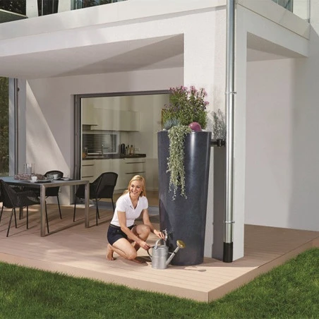 Récupérateur D'eau STONE 2 En 1 Lava - 350 L 6 Récupérateur D'eau STONE 2 En 1 Lava - 350 L – Image 4