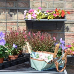 ESSCHERT DESIGN Sac Outils De Jardinage Imprimé Roses -Jardin Et Extérieur sac outils de jardinage imprime roses 5