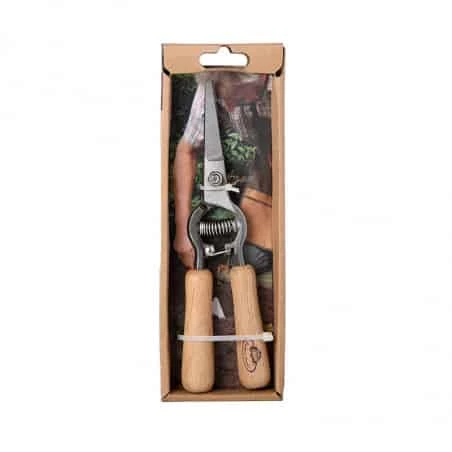 ESSCHERT DESIGN Sécateur Fleuriste En Acier, Carbone Et Bois 6 ESSCHERT DESIGN Sécateur Fleuriste En Acier, Carbone Et Bois – Image 4