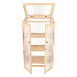 ESSCHERT DESIGN Serre De Jardin En Bois Et Polycarbonate -Jardin Et Extérieur serre de jardin bois polycarbonate 13