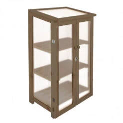 ESSCHERT DESIGN Serre De Jardin Bois Et Polycarbonate 125cm 14 ESSCHERT DESIGN Serre De Jardin Bois Et Polycarbonate 125cm -Jardin Et Extérieur serre jardin bois polycarbonate 2