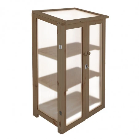 ESSCHERT DESIGN Serre De Jardin Bois Et Polycarbonate 125cm 5 ESSCHERT DESIGN Serre De Jardin Bois Et Polycarbonate 125cm – Image 3