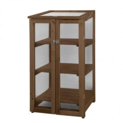 ESSCHERT DESIGN Serre De Jardin Bois Et Polycarbonate 125cm 17 ESSCHERT DESIGN Serre De Jardin Bois Et Polycarbonate 125cm -Jardin Et Extérieur serre jardin bois polycarbonate 5