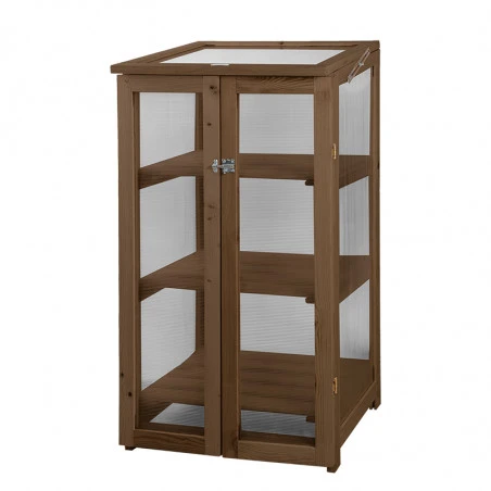 ESSCHERT DESIGN Serre De Jardin Bois Et Polycarbonate 125cm 8 ESSCHERT DESIGN Serre De Jardin Bois Et Polycarbonate 125cm – Image 6