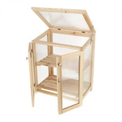 ESSCHERT DESIGN Serre De Terrasse Polycarbonate En Bois 85cm 24 ESSCHERT DESIGN Serre De Terrasse Polycarbonate En Bois 85cm -Jardin Et Extérieur serre terrasse polycarbonate bois 10