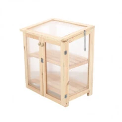 ESSCHERT DESIGN Serre De Terrasse Polycarbonate En Bois 85cm 16 ESSCHERT DESIGN Serre De Terrasse Polycarbonate En Bois 85cm -Jardin Et Extérieur serre terrasse polycarbonate bois 2