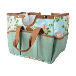 ESSCHERT DESIGN Tabouret Range-outils Imprimé Roses -Jardin Et Extérieur tabouret range outils imprime roses 5