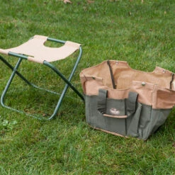 ESSCHERT DESIGN Tabouret Range Outils Pliable -Jardin Et Extérieur tabouret range outils pliable 10
