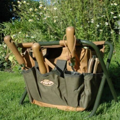 ESSCHERT DESIGN Tabouret Range Outils Pliable -Jardin Et Extérieur tabouret range outils pliable 13