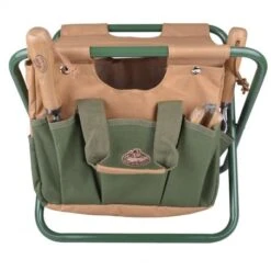 ESSCHERT DESIGN Tabouret Range Outils Pliable -Jardin Et Extérieur tabouret range outils pliable 4