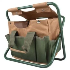 ESSCHERT DESIGN Tabouret Range Outils Pliable -Jardin Et Extérieur tabouret range outils pliable 6