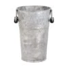 ESSCHERT DESIGN Vase En Zinc Patiné De 21 Cm De Hauteur -Jardin Et Extérieur vase en zinc